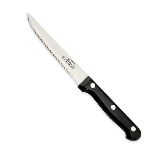 Empire Steak Knife, 5in, Stainless Steel with Black Handle